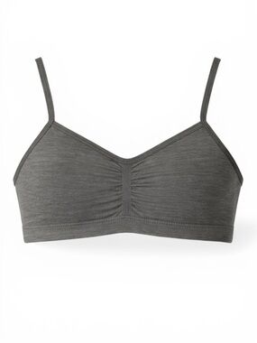 Cat & Jack Girls Seamless Lined Cami Bra Bralette Size Small (6) Gray Top NWT